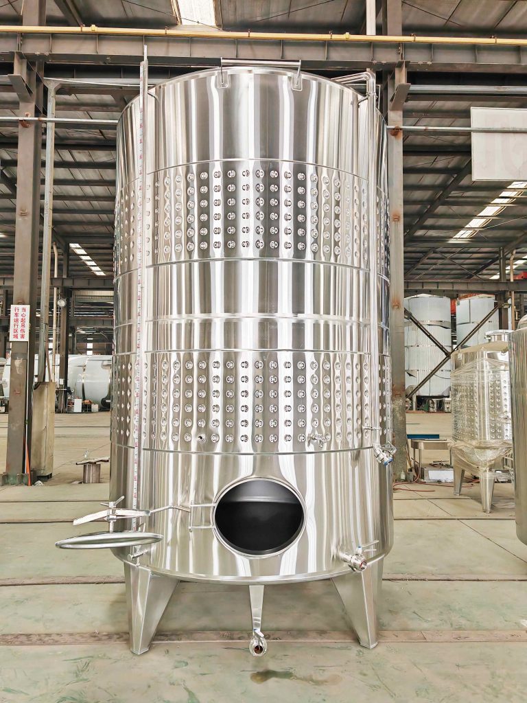 Australia 10000liter cooling jacket wine fermentation tanks
