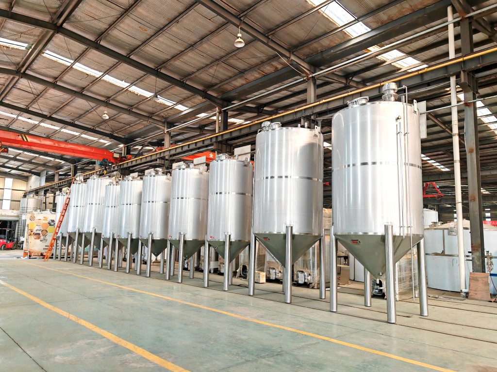 100HL alcohol storage tanks