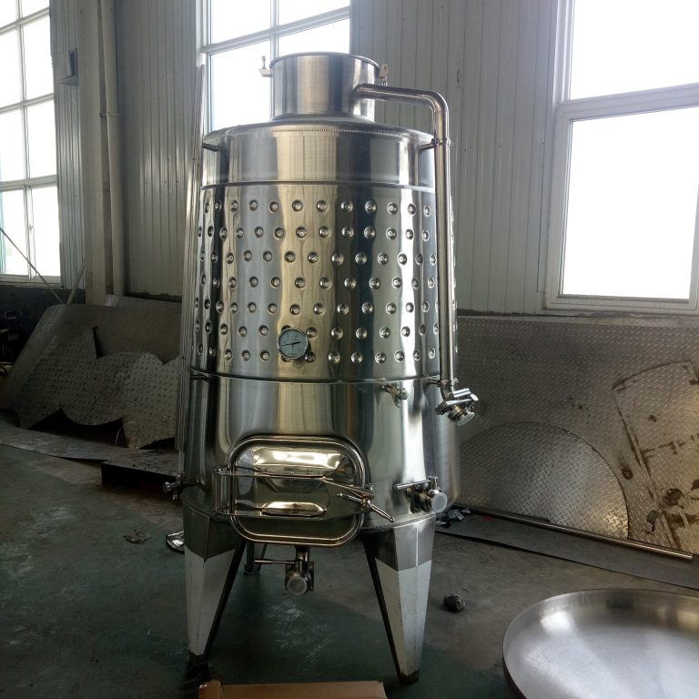 tapered conical wine fermentation tank