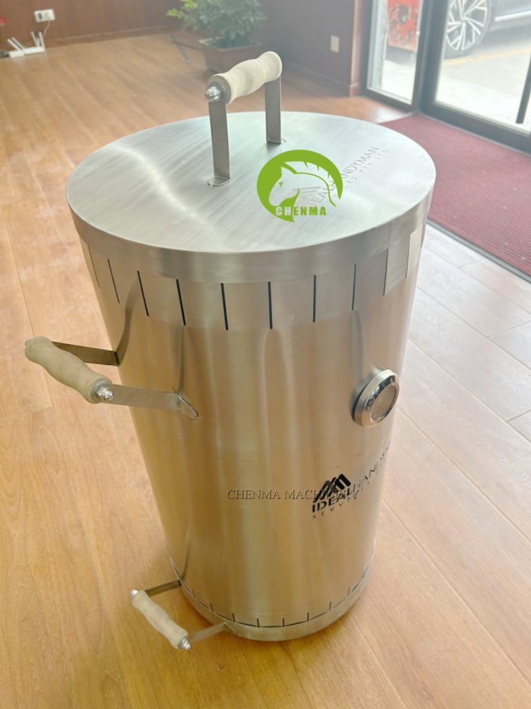 stainless steel barbecue barrel