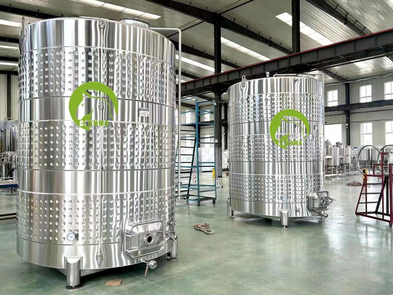 wine fermentation tanks