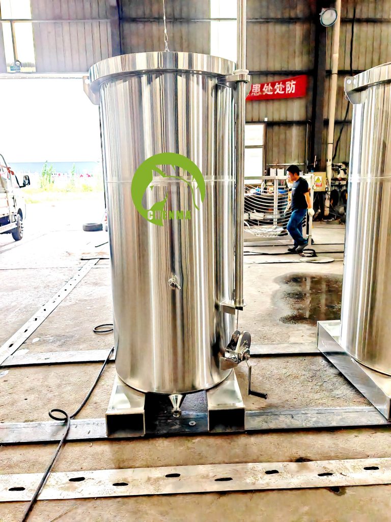 800L floating lid tank with forklift