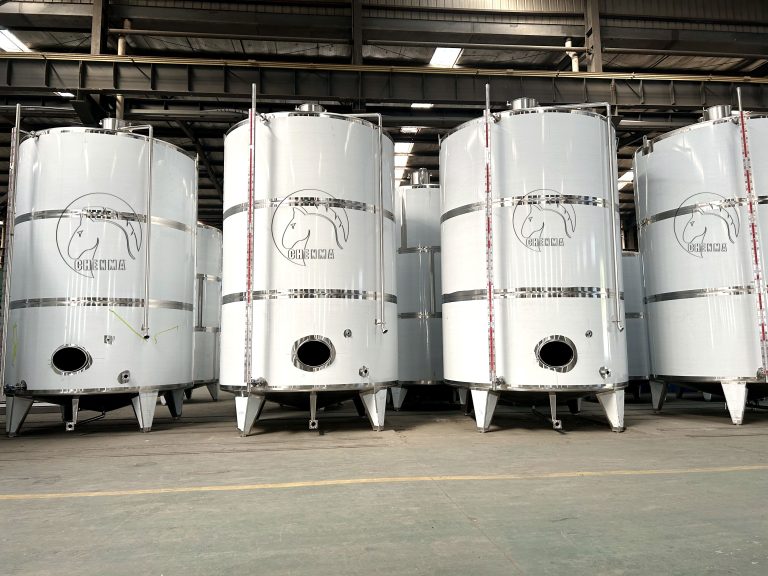 stainless canola storage tanks