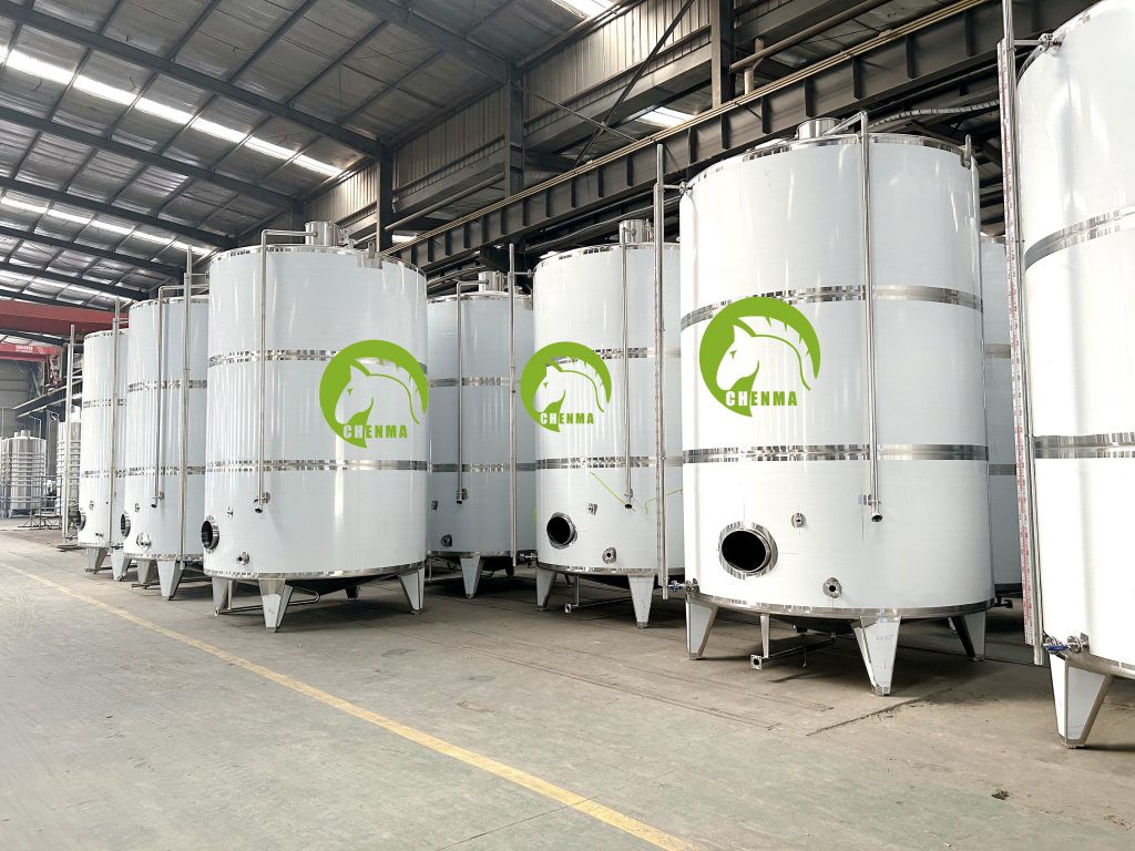 150HL alcohol storage tanks