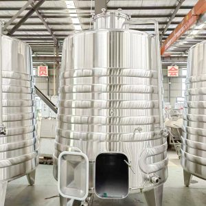 6000L stainless steel tapered conical wine fermenter