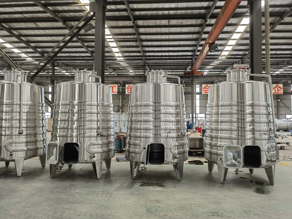 tapered conical wine fermenter