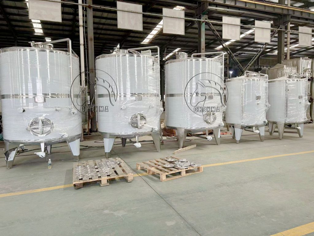 stainless steel palm oil storage tank