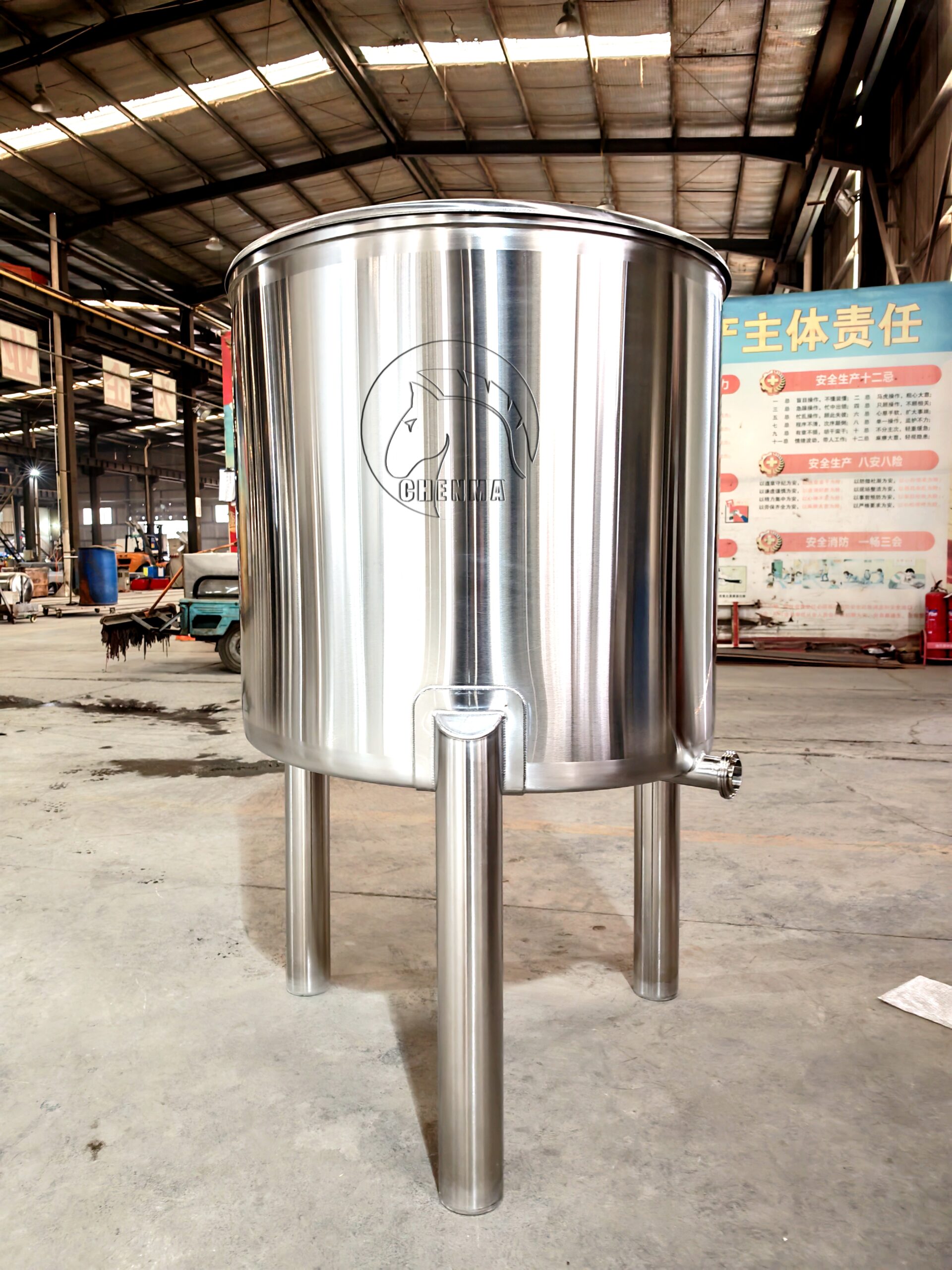 stainless steel 400L milk tank