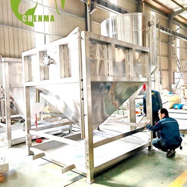 5000L Rectangle Stainless Steel Storage Tank Silo