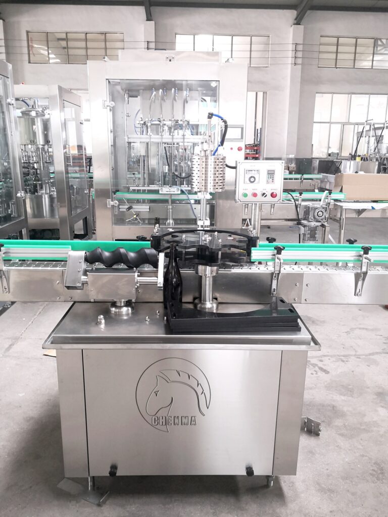 Single Head Wine Pneumatic Cap Shrinking Machine