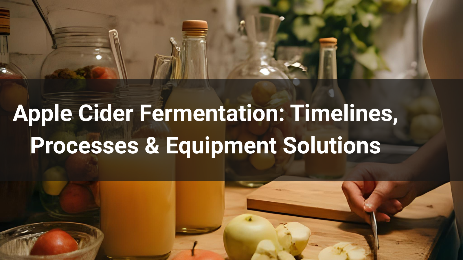 Apple Cider Fermentation: Timelines, Processes & Equipment Solutions