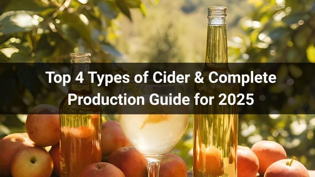 Top 4 Types of Cider & Complete Production Guide for 2025