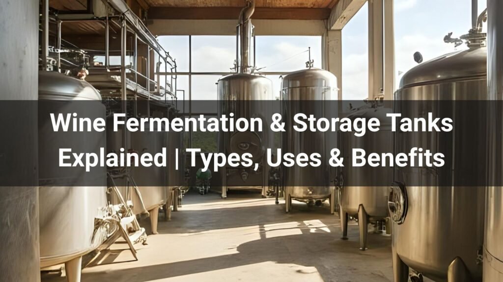 Wine Fermentation & Storage Tanks Explained | Types, Uses & Benefits