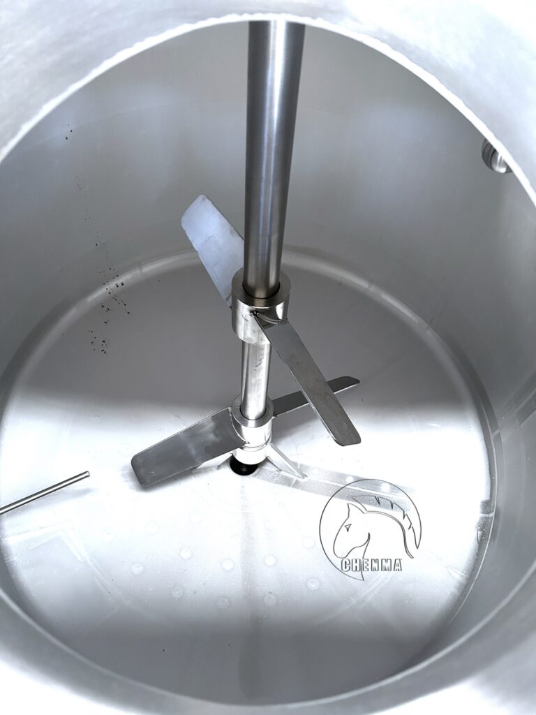 agitator for juice mixing tank