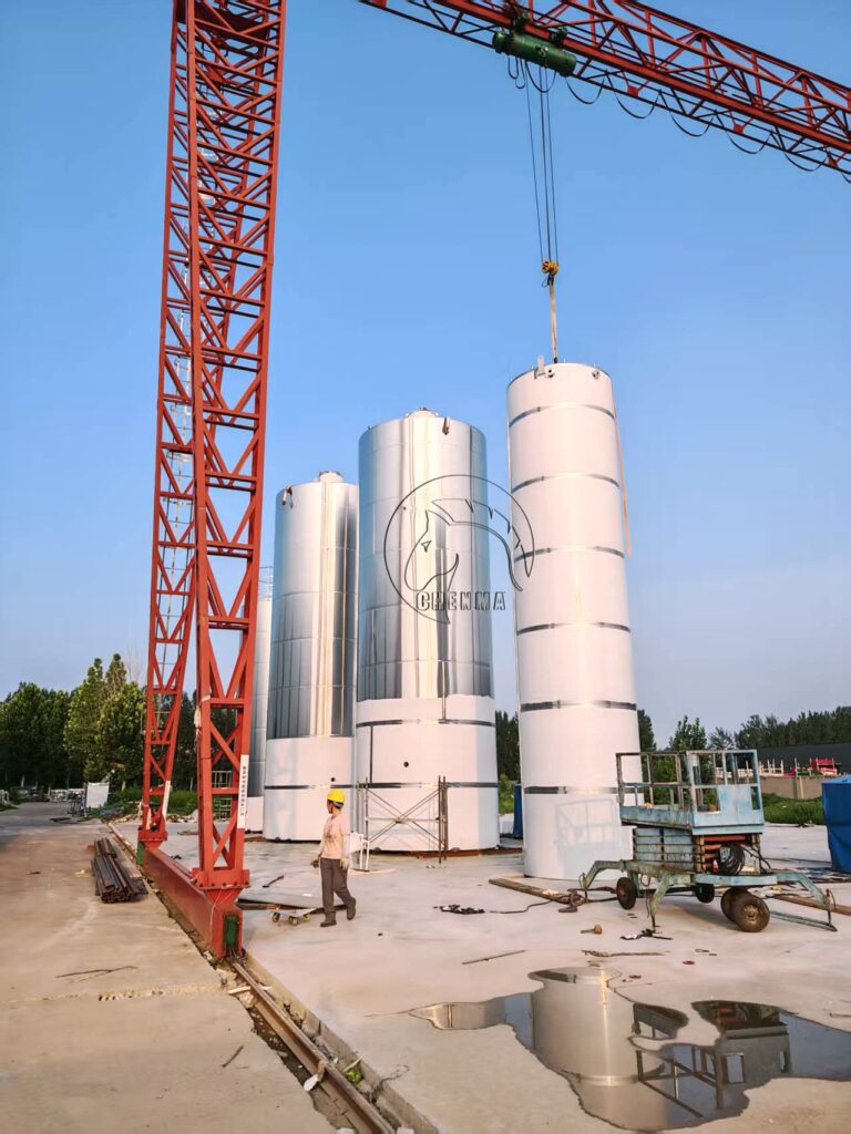 double wall milk storage tanks
