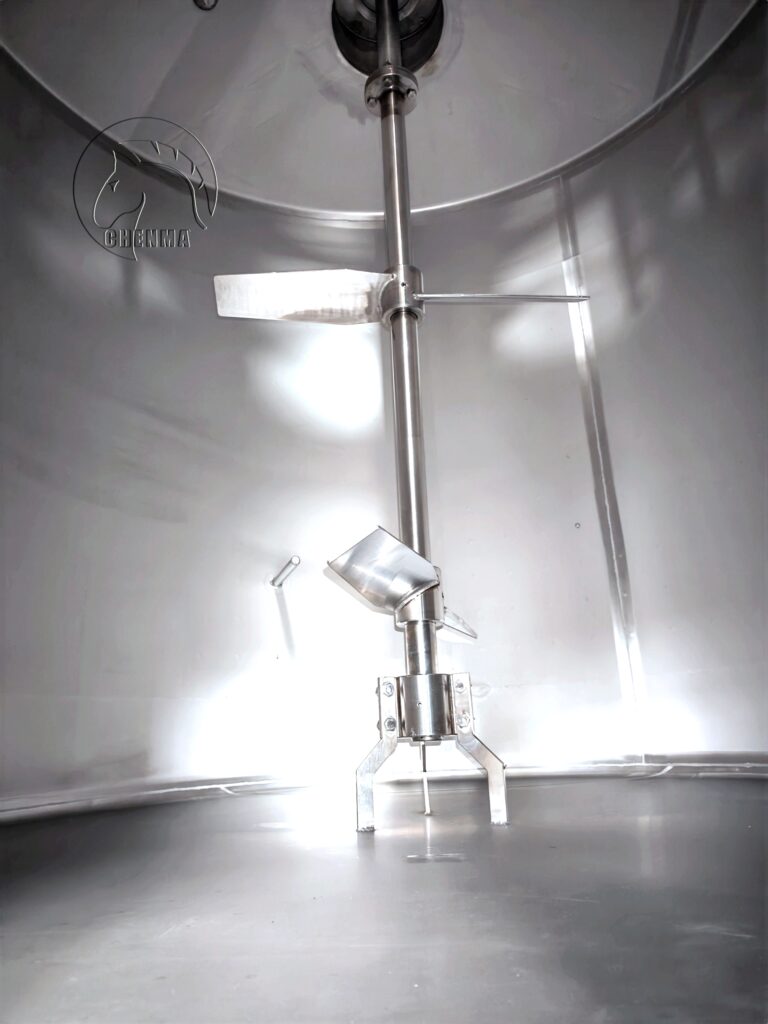 mixier for 3000L wine fermentation tank
