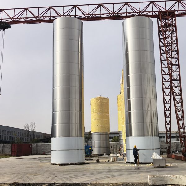 100Tons Stainless Steel Milk Silos