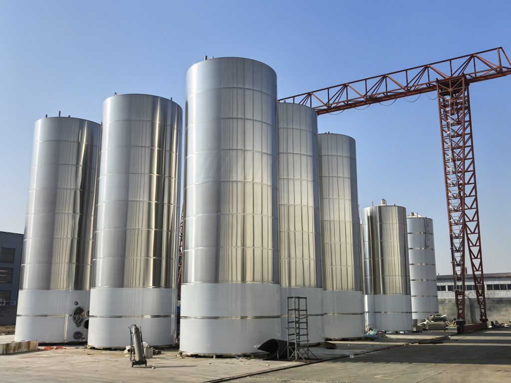50Ton Stainless Steel Raw Milk Silo