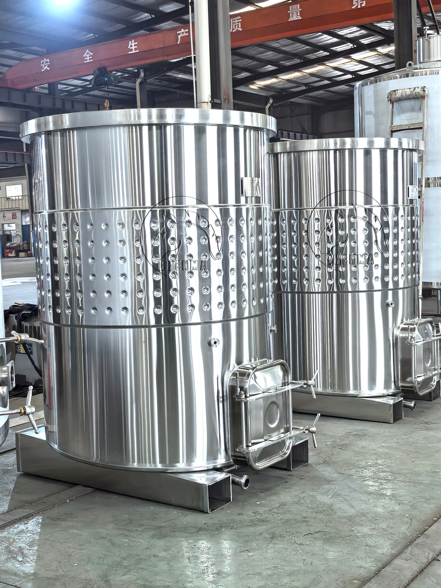 2500L Open Top Wine Fermentation Tank