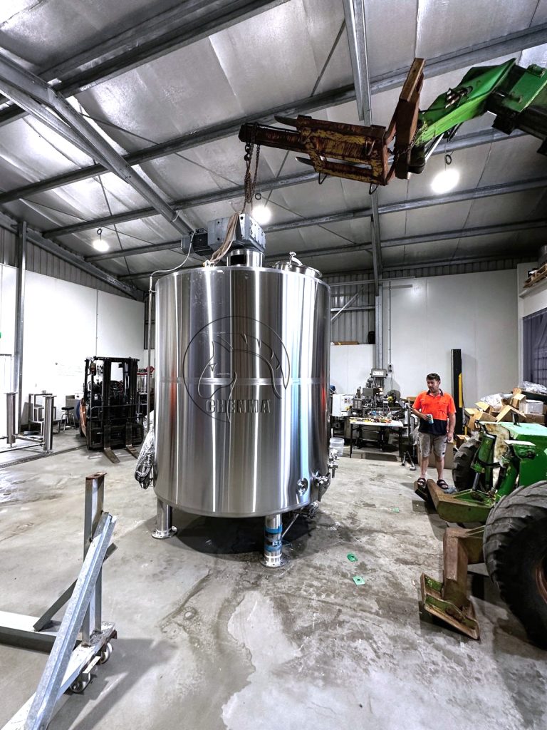 5000L Stainless Steel liquid Soap Mixing Tank