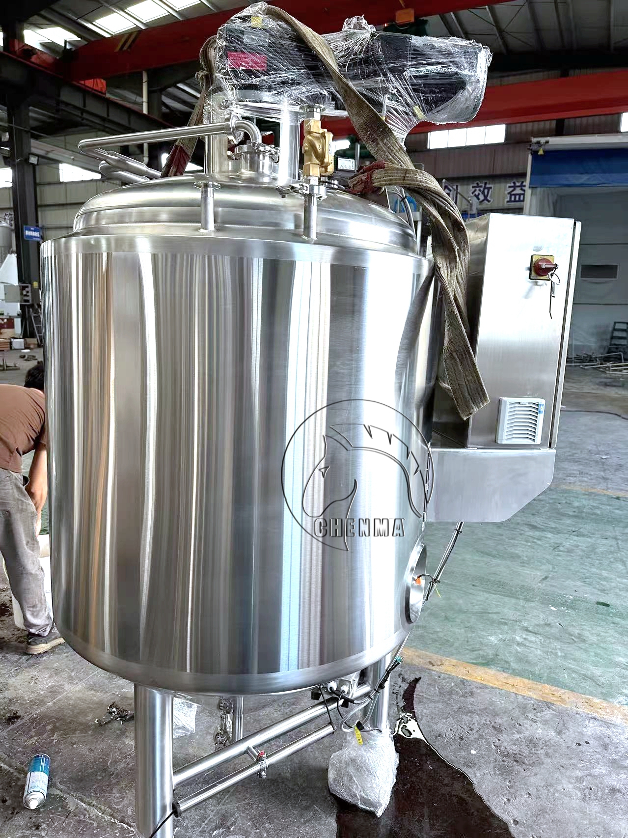 3000L Stainless Steel Cream Cheese Mixing Tank