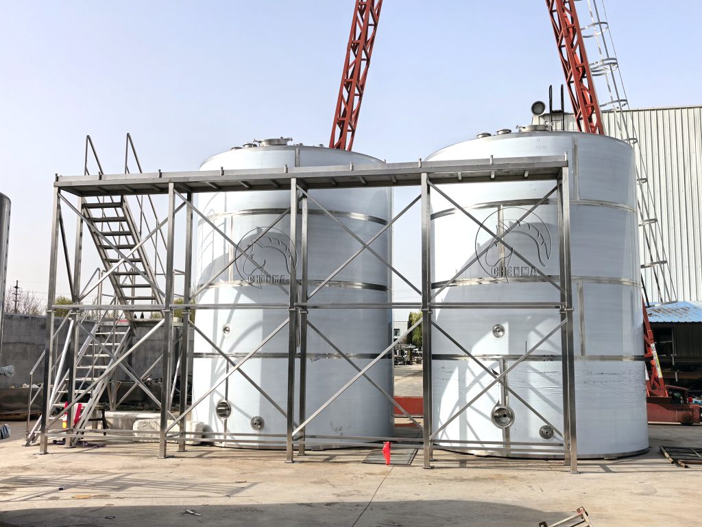 45tons stainless steel edible oil storage tank