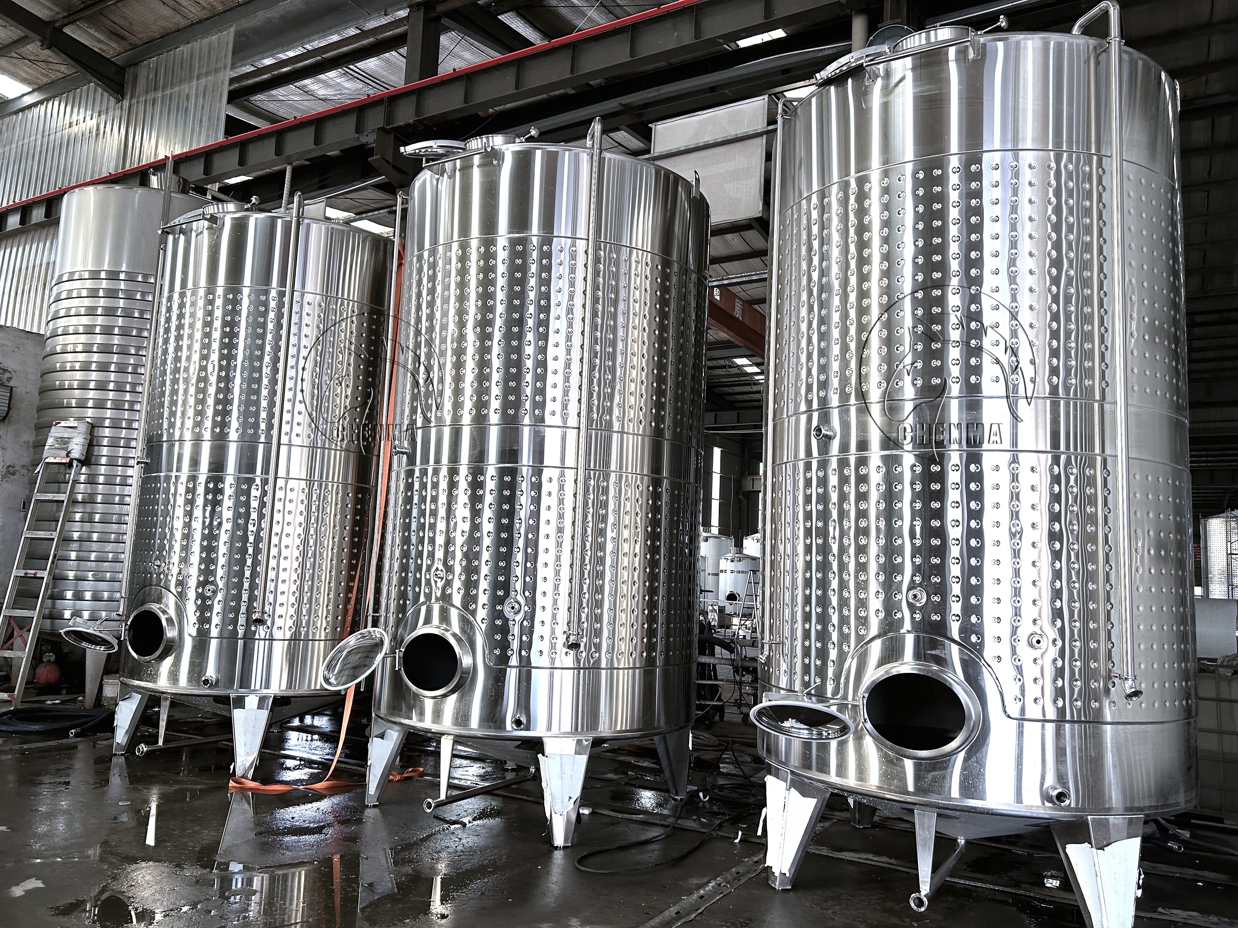 10000L white wine fermentation tanks
