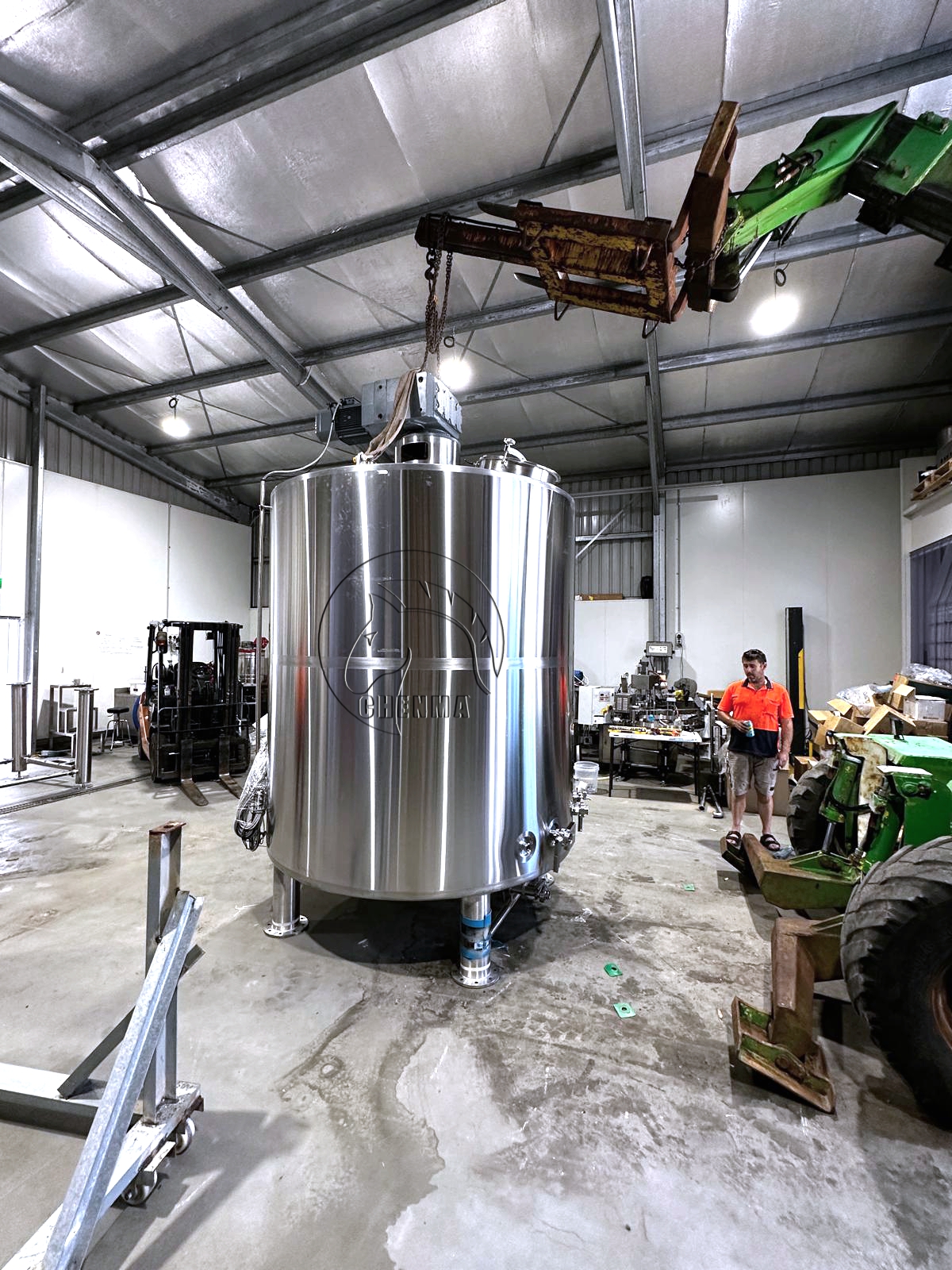5000L stainless steel yogurt fermentation tank