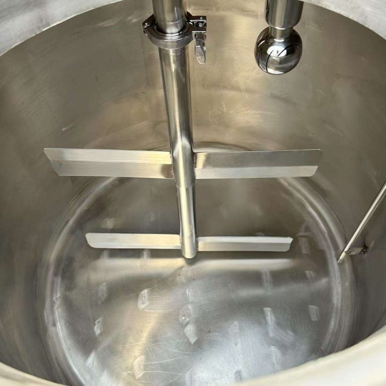 inside of milk cooling tank
